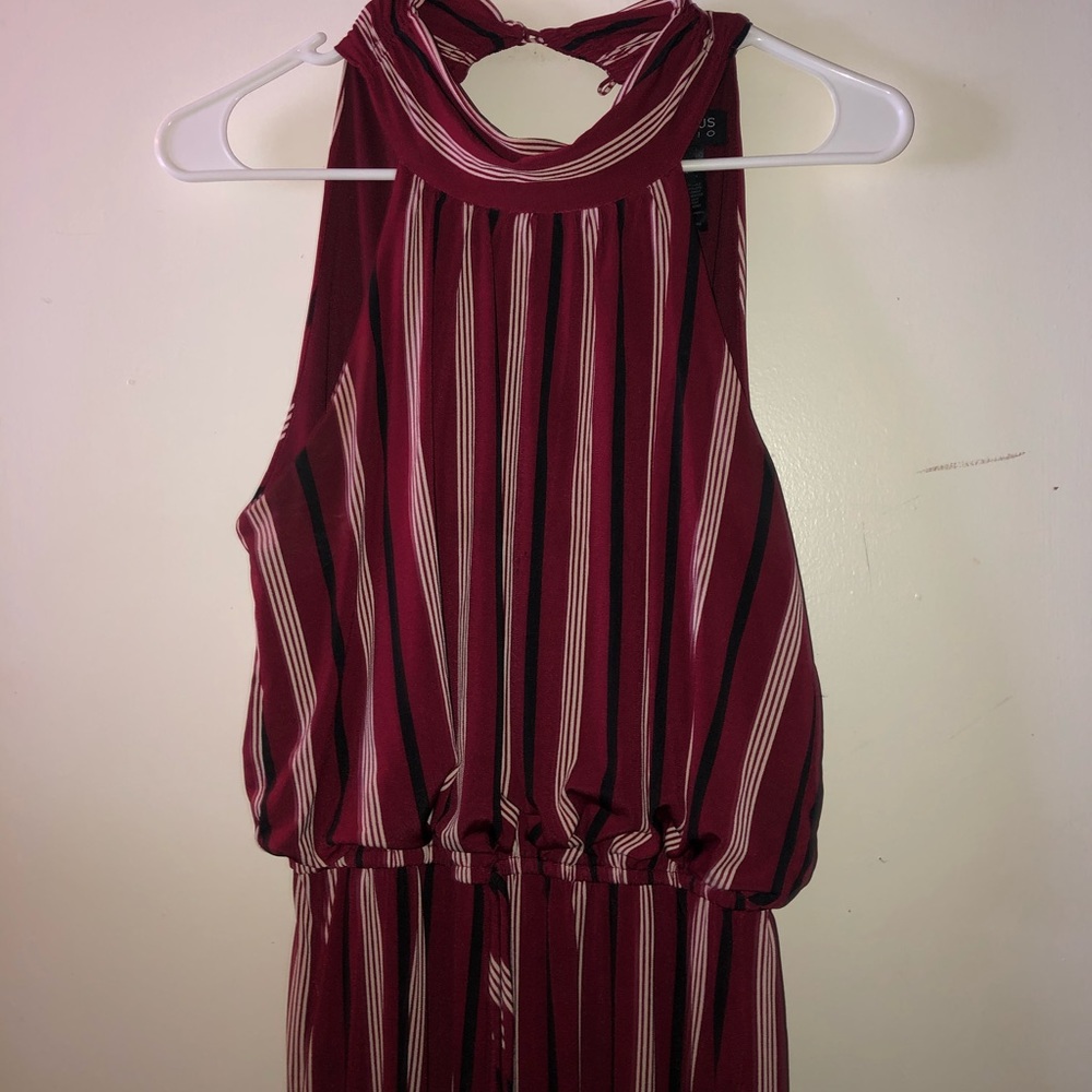 Sleeveless Wide Leg Jumpsuit